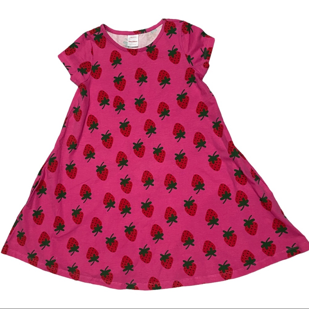 Hanna Andersson 130 strawberry dress